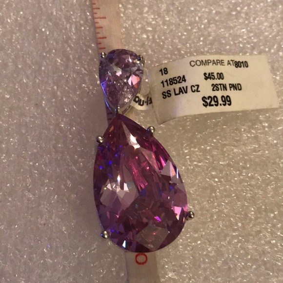 Pink quartz pendent - Picture 4 of 4